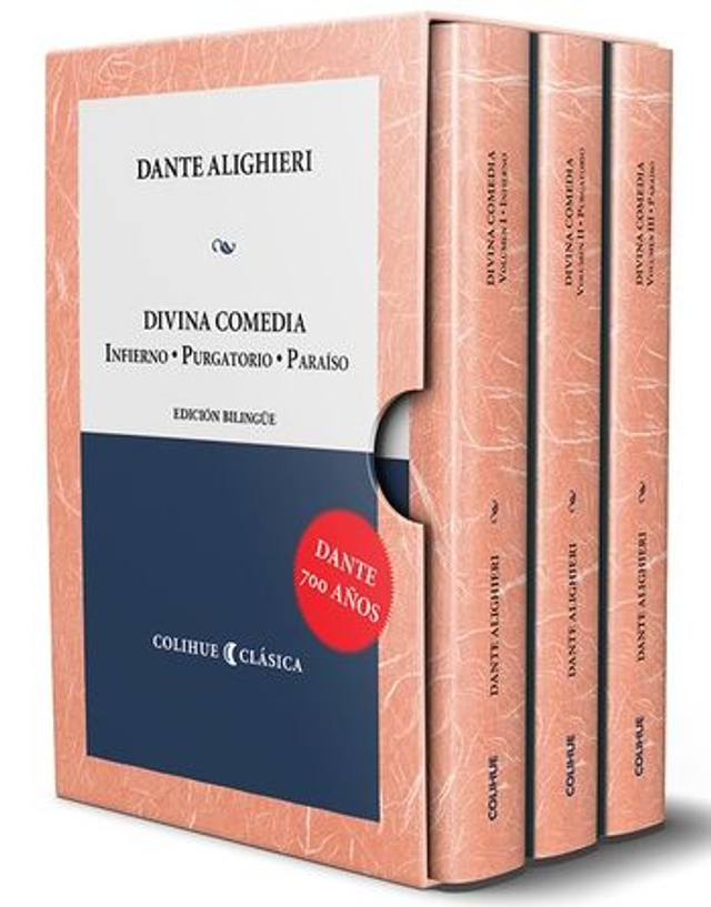 Divina comedia: Tres tomos/Bilingüe - Dante Alighieri