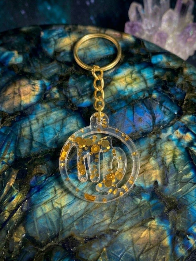 Porte clés Signe Astrologique OR