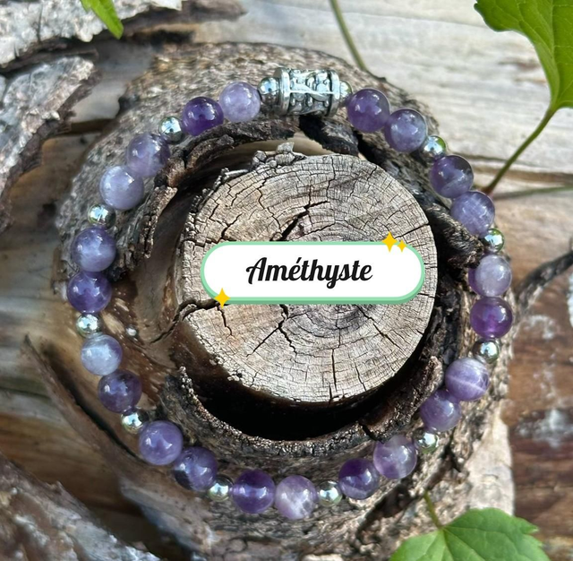 Bracelet d'Améthyste