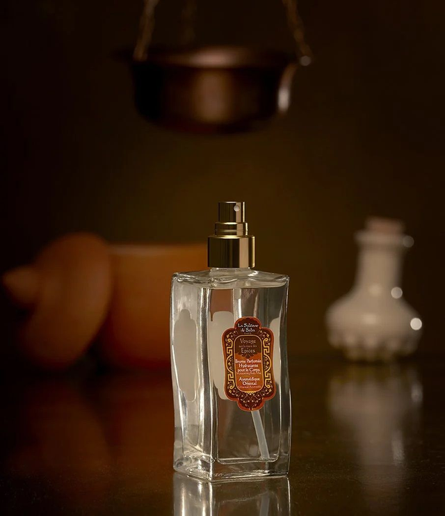 Hydraterende Mist - Brume Hydratante - 200ml - Epices - Ayurveda (Amber Vanille Patchouli)