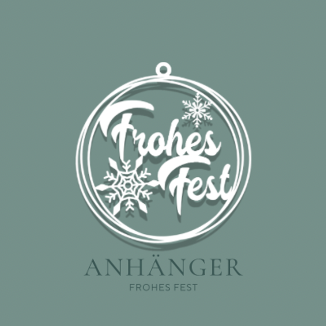 Anhänger Frohes Fest