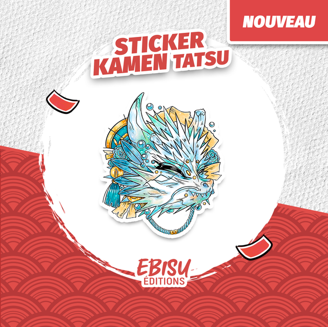 Sticker Kamen Tatsu