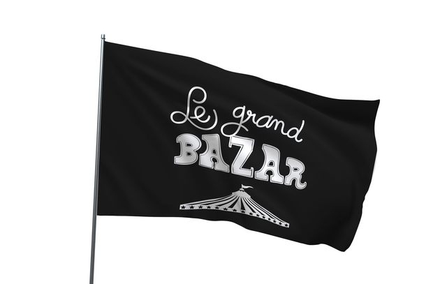 Drapeau "Le Grand Bazar" 15€