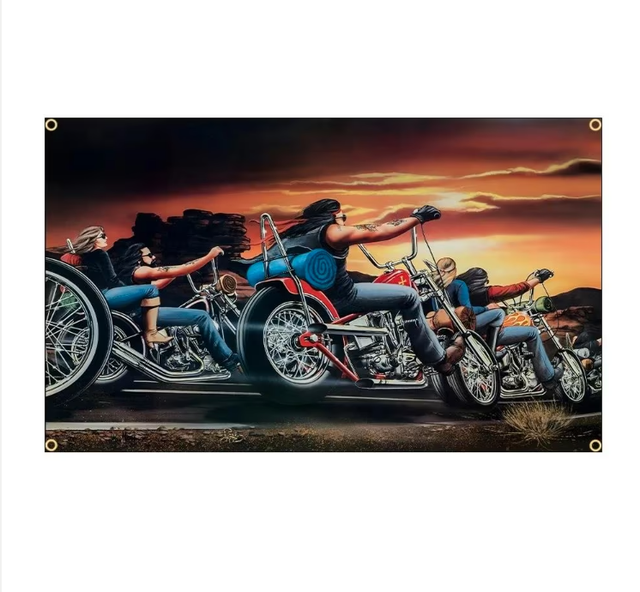 Grote vlaggen West Coast Choppers (150x90cm)