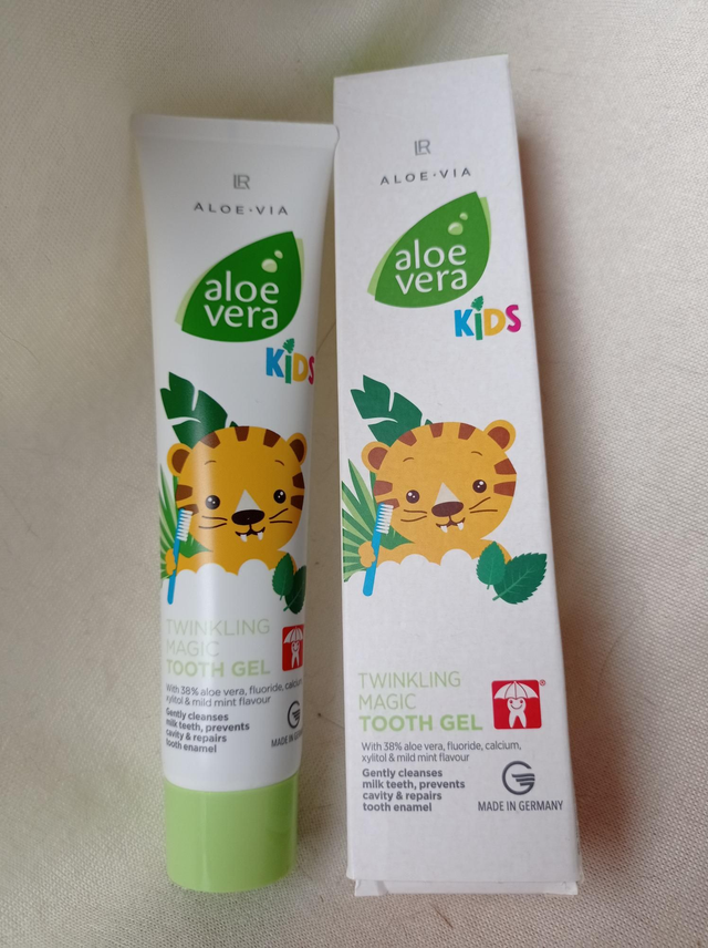 Dentifrice enfant, 38% aloé Vera, 50 ml