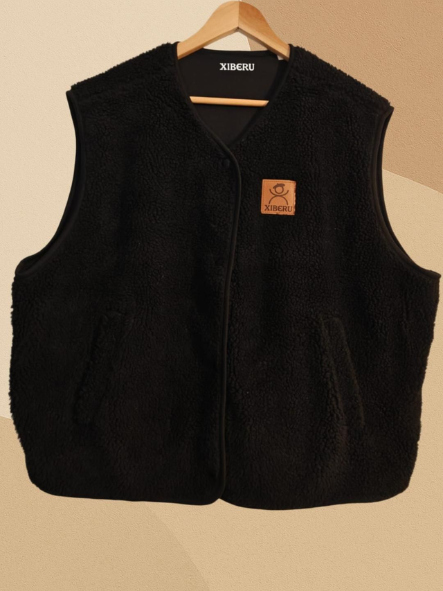 Veste Sherpa sans manche