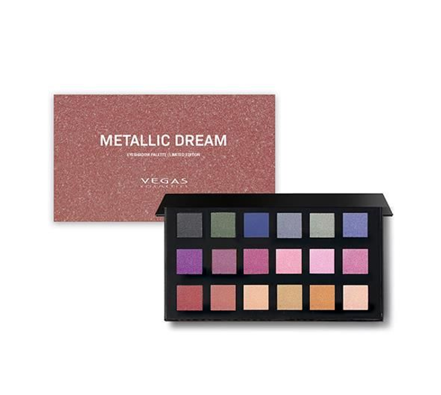 Metallic Dream – Oogschaduwpalet met 18 sprankelende tinten