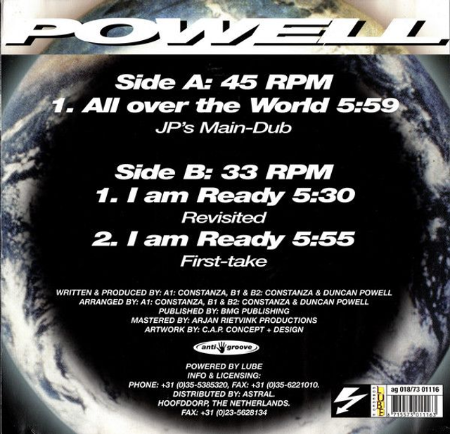 Powell – All Over The World (I am Ready) - Anti-Groove Records