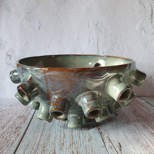 Fun Fruit Bowl – Handcrafted Pottery Decoration