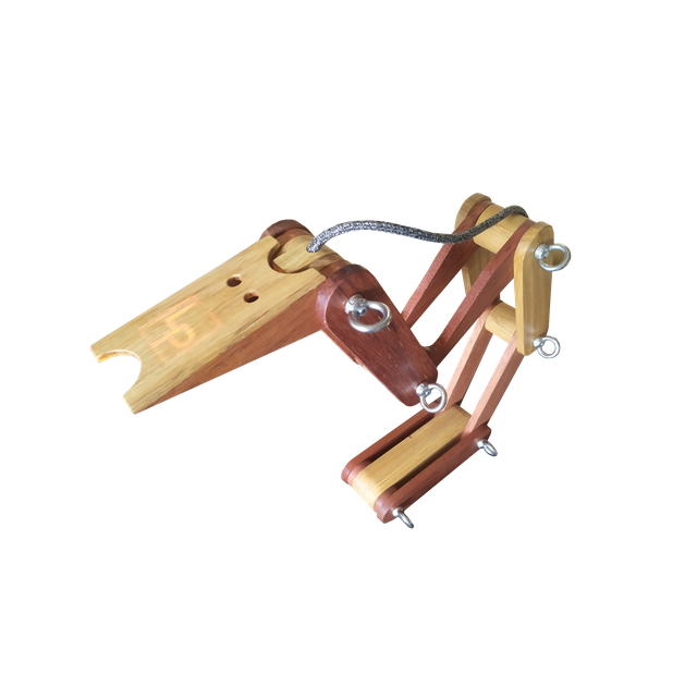 lampe Stoklight Mini 3 niveaux chêne massif  et Ipé