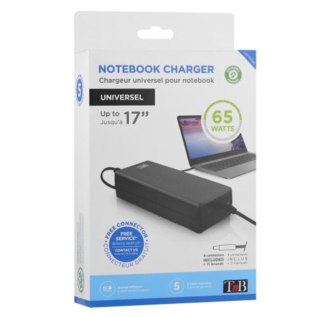 TNB Chargeur Universel pour Notebook 65Watts