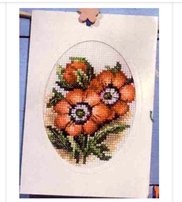 Grußkarte Anemone