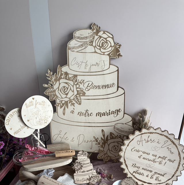 Panneau accueil mariage 