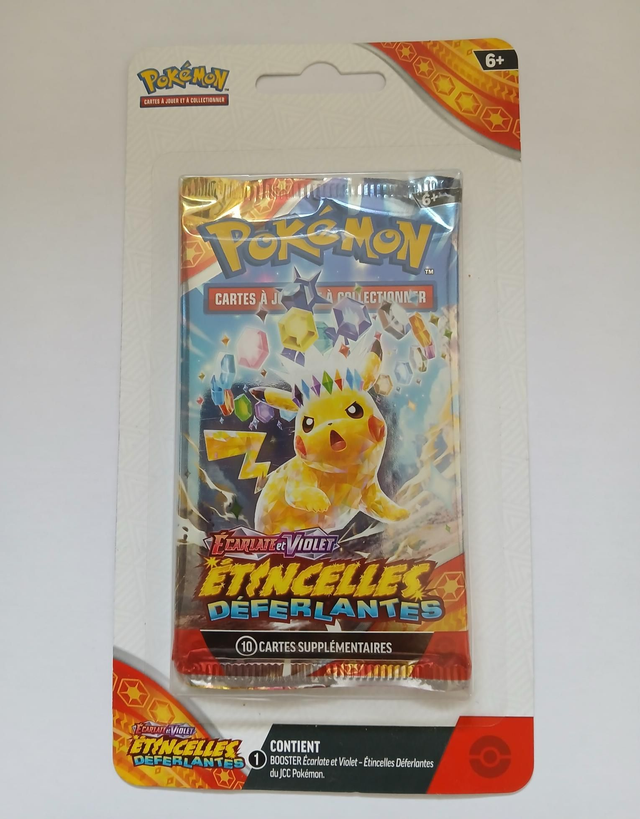 Blister Cartonné Pokemon Étincelles Deferlantes Pikachu