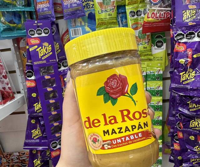 Mazapán untable de la rosa 