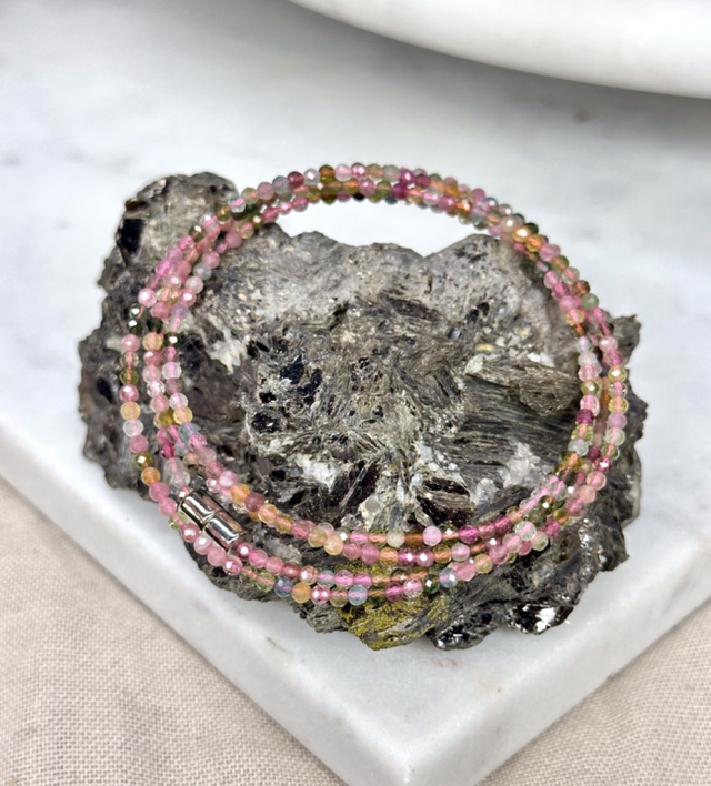 Tourmaline Faceted Bracelet 