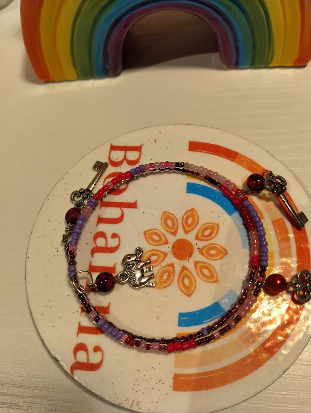 Handmade  Charm Wrap Bracelet

- Boho Spirit