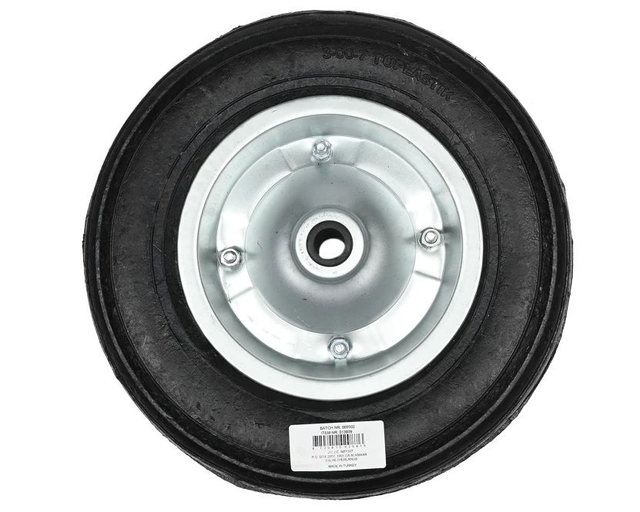 Roue + pneu brouette plaine 335 x 75 mm