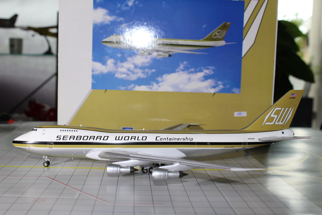 SEABOARD World B747-200 (N701SW), 1:200, Inflight