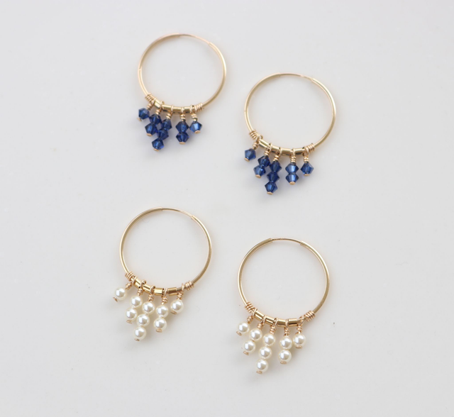 Petites créoles MIDNIGHT RAIN