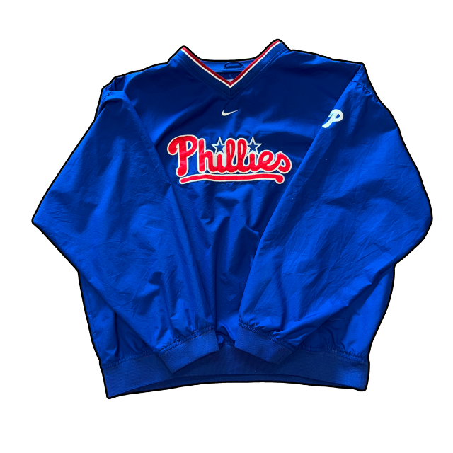 Vintage 2000's Nike Philadelphia Phillies Pullover Windbreaker - XL