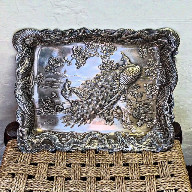 Late 19th/ Early 20th Century Ornate Japanese Serving Tray