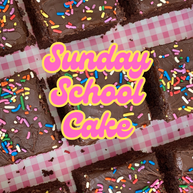 Sunday School Cake