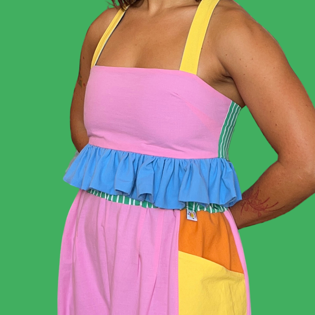 Crop top froufrou - taille 1
