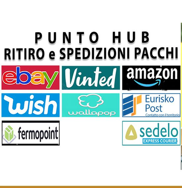 SIAM0 UN PUNTO HUB PER RITIRO E SPEDIZIONE PACCHI