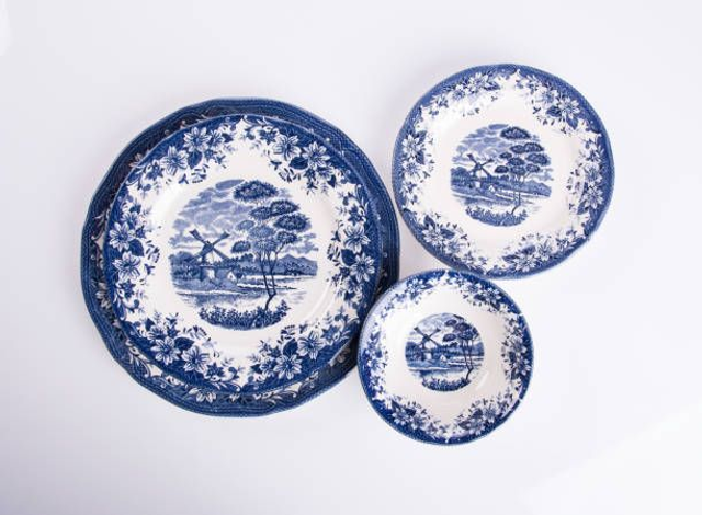 3 assiettes anglaises N°1