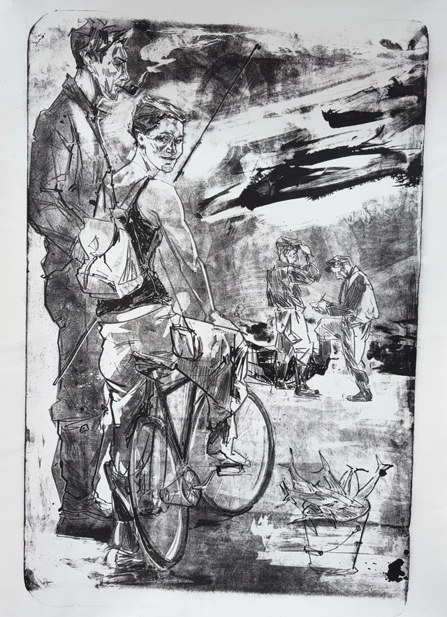 Ein Eimer voller Fisch