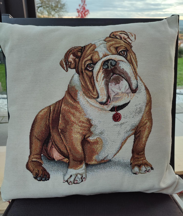 Coussin bouledogue 