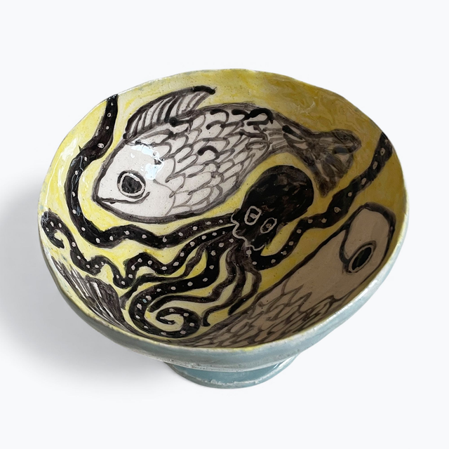 Coupelle avec Poulpe et Poisson