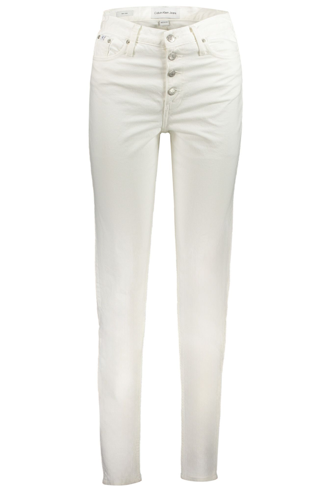 CALVIN KLEIN JEANS DENIM DONNA BIANCO