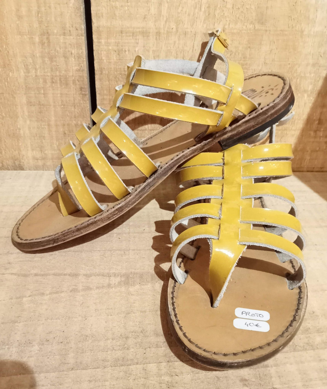 Sandales Yukka jaunes - taille 38