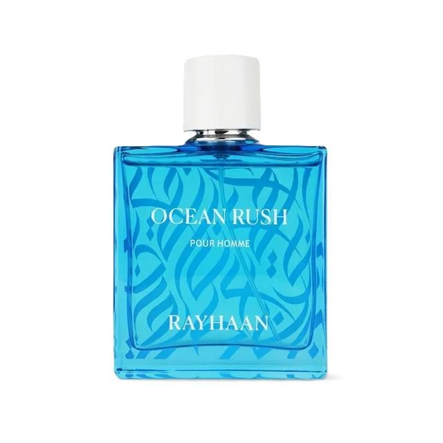 Rayhaan Ocean Rush Eau De Parfum Spray For Men, 3.4 Ounce