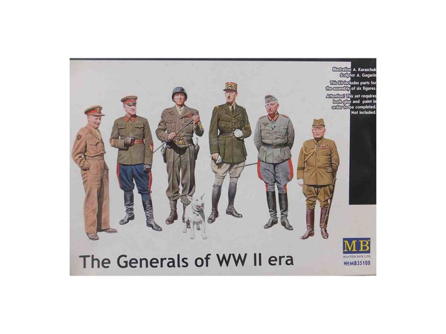 WWII Generals - masterbox 35108 1/35