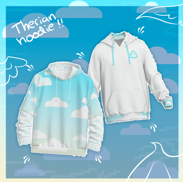 Therian hoodie! [sky]