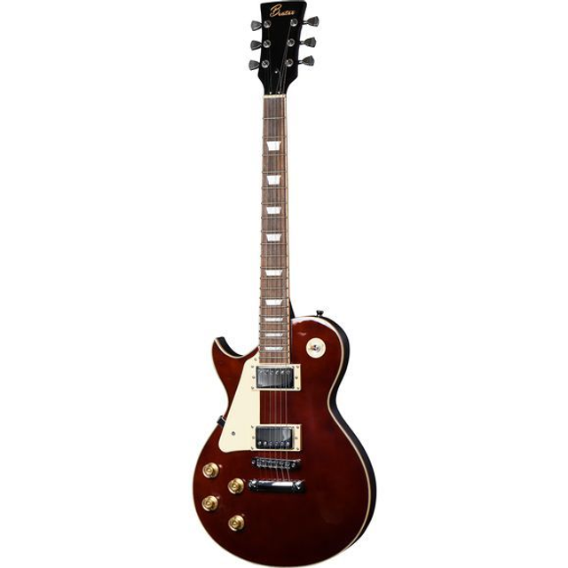 Beaton Hero Left TB venstrehånds-el-guitar teabrown