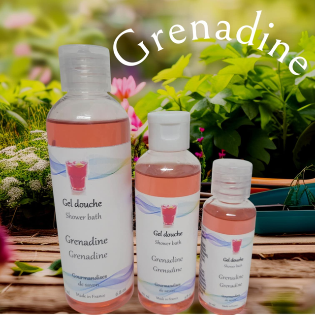 Gel douche senteur Grenadine