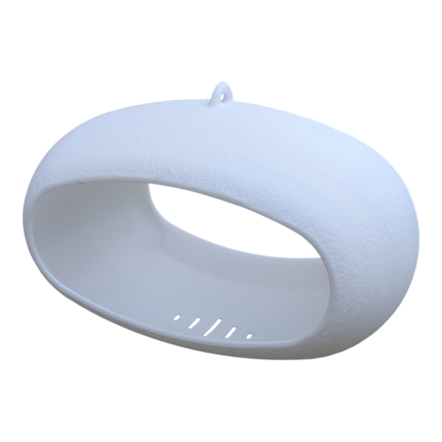 Mangeoire à oiseaux de la nature à suspendre de forme ovale