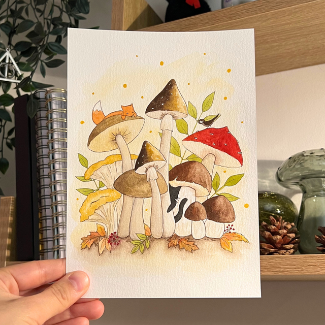 La forêt des champignons géants ✨ A5