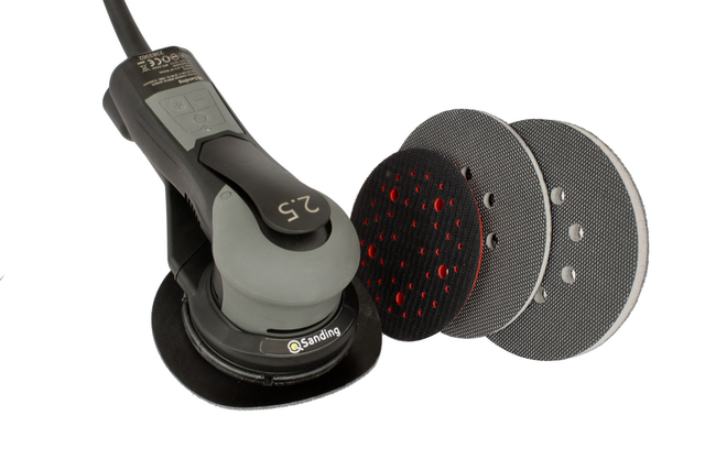 Q Sanding Excentrische Schuurmachine 150mm / flexibele steunschijf 150 - 350W