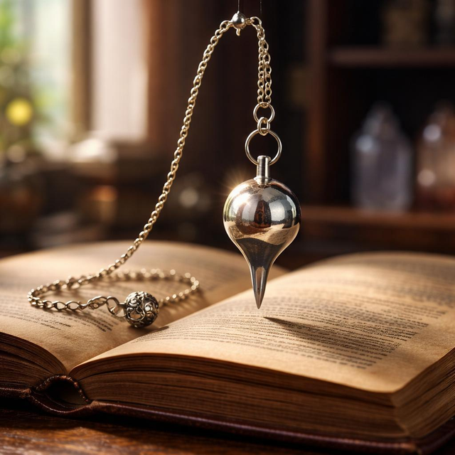 "Sphère en laiton" - Pendule P-02