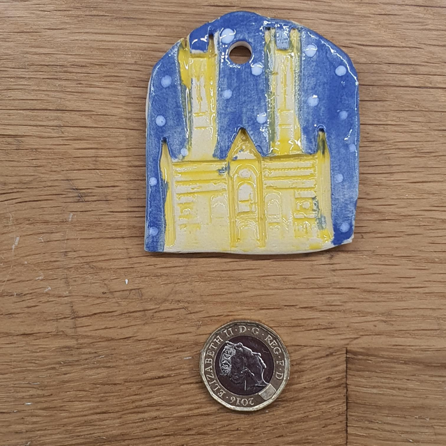 Lincoln Cathedral 2 glazed hanging dec