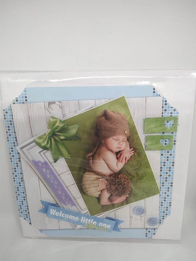 Carte de félicitations naissance  Garçon N&#039; 02