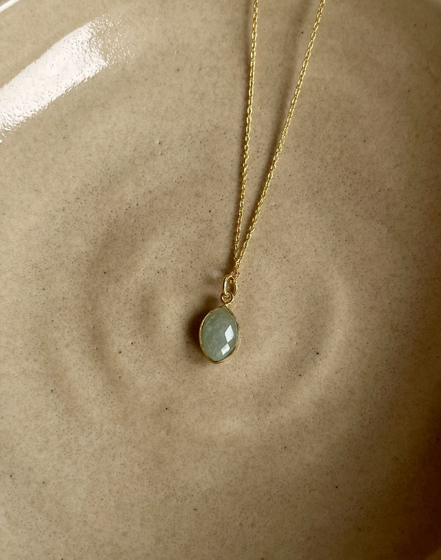 Be you - Deine Aquamarin Kette