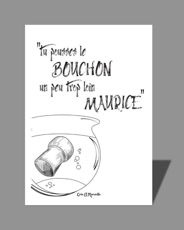 Affiche Bouchon 🍾 - Créa Et Merveille