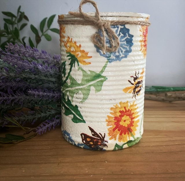 Dandelion tin can candle (available in all fragrances)