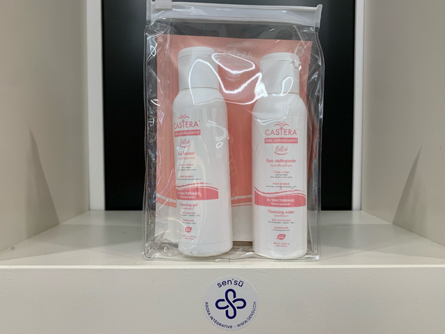 CASTERA Kit Bébé Gel Lav 100ml+ Eau Net 100ml